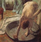 Edgar Degas Tub oil painting artist